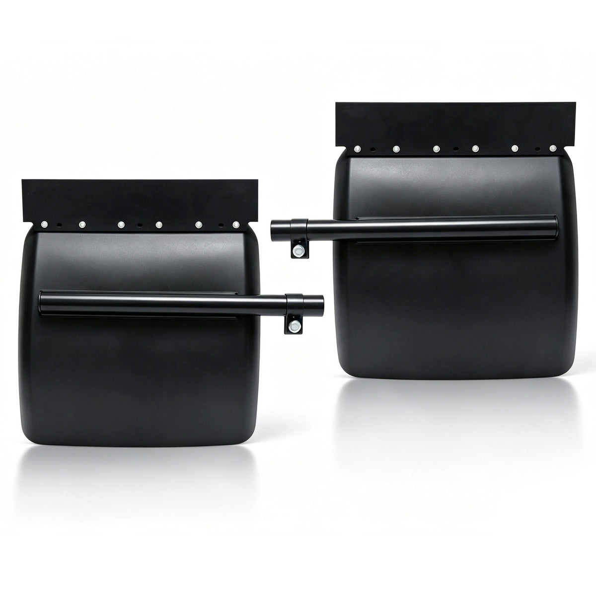 Semi‑Truck Poly Quarter Fender Mud Flap Pair | Heavy‑Duty HDPE Wheel Splash Guard for Semi Trucks