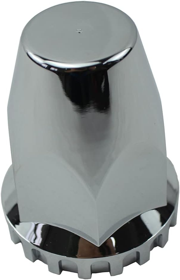 ABS Chrome Plastic 33mm Thread-on Standard Lug Nut Covers for Semi Trucks (Pack of 40)