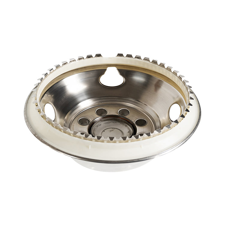 16" Stainless Steel Wheel Simulator Set 8 Lugs 4 Vent Holes For 1974-2000 Chevy GMC 3500; 1974-1998 Ford F350; 2008-2021 Ford E350/E450 Van; 1974-1999 Dodge Ram 3500