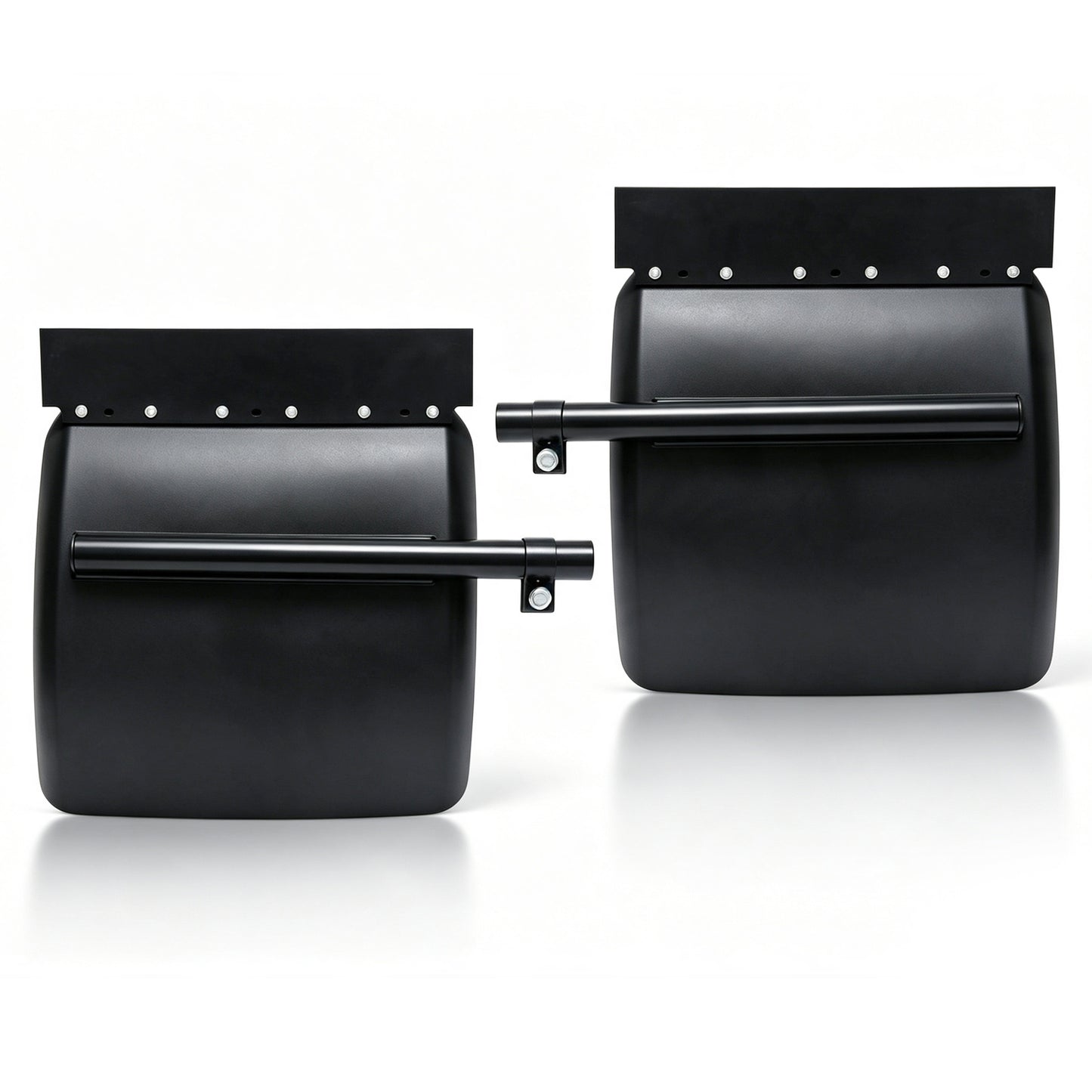 Semi‑Truck Poly Quarter Fender Mud Flap Pair | Heavy‑Duty HDPE Wheel Splash Guard for Semi Trucks