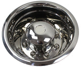 19.5 Inch 8 Lugs Stainless Steel Wheel Simulators 22mm Studs for 19-21 Chevy GMC C4500 C5500 C6500 04-21 Ford F650 04-21 Hino 258 90-21 International 4300 4600 4700 Wheel #28680#50180