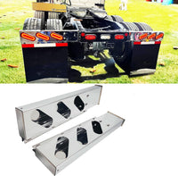 30 Length Light Bar Oval LED Lights/Cut Outs with 2-1/2" Bolt Space For Universal American Trucks