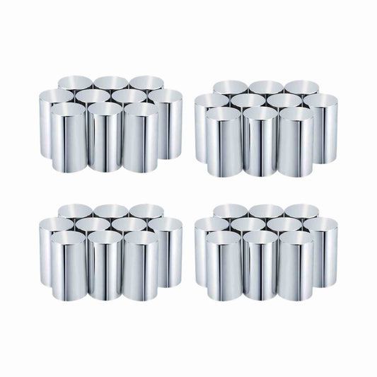 33mm 3.5"Screw-on ABS Nut Covers Lug Nut Covers for Semi Trucks - 40Pcs