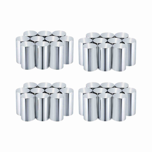 33mm 3.5"Screw-on ABS Nut Covers Lug Nut Covers for Semi Trucks - 40Pcs