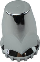 ABS Chrome Plastic 33mm Thread-on Standard Lug Nut Covers for Semi Trucks (Pack of 40)