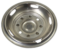 17 Inch 8 Lugs 5 Hand Holes Stainless Steel Wheel Simulators for 2011-2021 Chevy GMC 3500 Dually Wheel Truck