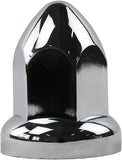 33mm by 2 3/8"" Thread On Push-on Lug Nut Covers for Semi Trucks (60 PCS)