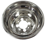 17 Inch 8 Lugs 5 Hand Holes Stainless Steel Wheel Simulators for 2003-2021 Dodge 3500 Dually Wheel Truck