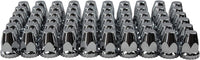 ABS Chrome Plastic 33mm Thread-on Standard Lug Nut Covers for Semi Trucks (Pack of 60)