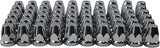 ABS Chrome Plastic 33mm Thread-on Standard Lug Nut Covers for Semi Trucks (Pack of 60)