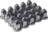 33mm by 2 3/8" Thread On Push-on Lug Nut Covers for Semi Trucks(20 pcs)