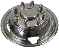 17 Inch 8 Lugs 5 Hand Holes Stainless Steel Wheel Simulators for 2011-2021 Chevy GMC 3500 Dually Wheel Truck
