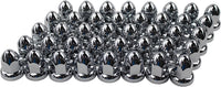 33mm by 2 3/8" Thread On Push-on Lug Nut Covers for Semi Trucks(40 pcs)