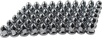 33mm by 2 3/8"" Thread On Push-on Lug Nut Covers for Semi Trucks (60 PCS)