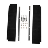 24" x 29" Stainless Steel Quarter Fender Triangle Tube Mount Fender For Semi Trucks