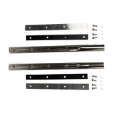 24" x 29" Stainless Steel Economy Quarter Round Tube Mount Truck Fender For Semi Trucks
