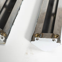 24" x 29" Stainless Steel Quarter Fender Triangle Tube Mount Fender For Semi Trucks