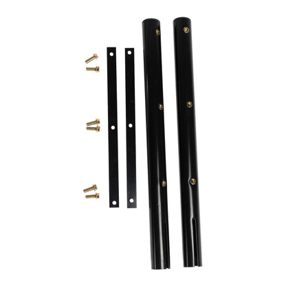 24" x 24" Poly Quarter Fender Round Tube Mount Fender For Semi Trucks