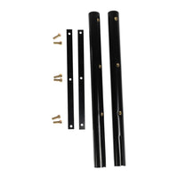 24" x 24" Poly Quarter Fender Round Tube Mount Fender For Semi Trucks