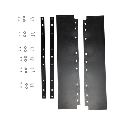 24" x 24" Poly Quarter Fender Round Tube Mount Fender For Semi Trucks