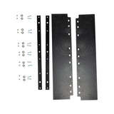 24" x 24" Poly Quarter Fender Round Tube Mount Fender For Semi Trucks