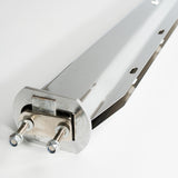 30"  Stainless Steel Chrome Mud Flap Hanger Straight With 2-1/2" Bolt  Space  For Semi Trucks