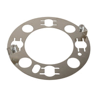 16" Stainless Steel Wheel Simulator Set 8 Lugs 4 Vent Holes for 1974-2000 Chevy GMC 3500, 1974-1998 Ford F350, 2008-2021 Ford E350/E450 Van, 1974-1999 Dodge Ram 3500