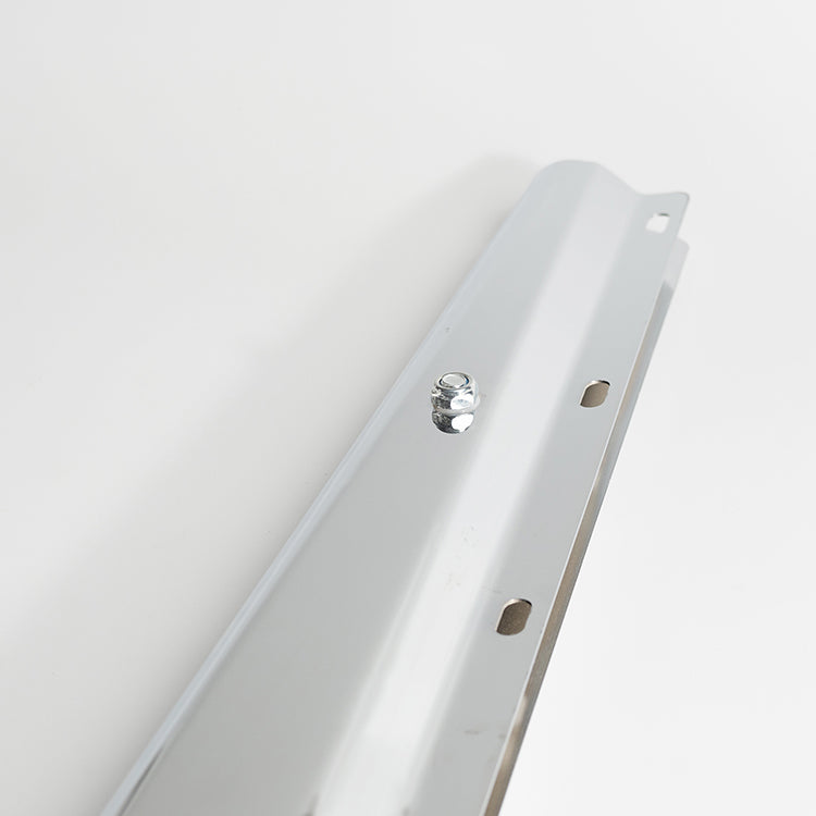 30"  Stainless Steel Chrome Mud Flap Hanger Straight With 2-1/2" Bolt  Space  For Semi Trucks