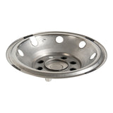 16" Stainless Steel Wheel Simulator Set 8 Lugs 8 Vent Holes For 1992-2007 Ford E350/E450 Van