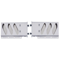 30 Length Light Bar Oval LED Lights/Cut Outs with 2-1/2" Bolt Space For Universal American Trucks