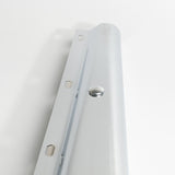 30"  Stainless Steel Chrome Mud Flap Hanger Straight With 2-1/2" Bolt  Space  For Semi Trucks