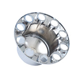 Standard Chrome ABS Rear Axle Covers Kit Hubcaps with 40 Pieces 33mm Thread on Lug Nut Covers for Semi Trucks